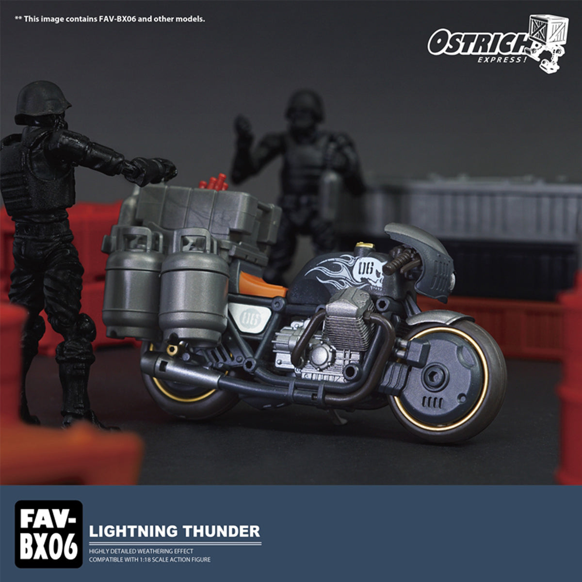 TOY ALLIANCE Acid Rain World Lightning Thunder Figure Scene-Floor-Display Box