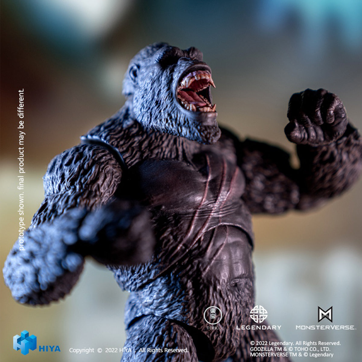 (Only Shipped to the US) HIYA 1/12 Godzila vs. Kong: Kong EBG0062 Exquisite Basic Series Monster Action Figure
