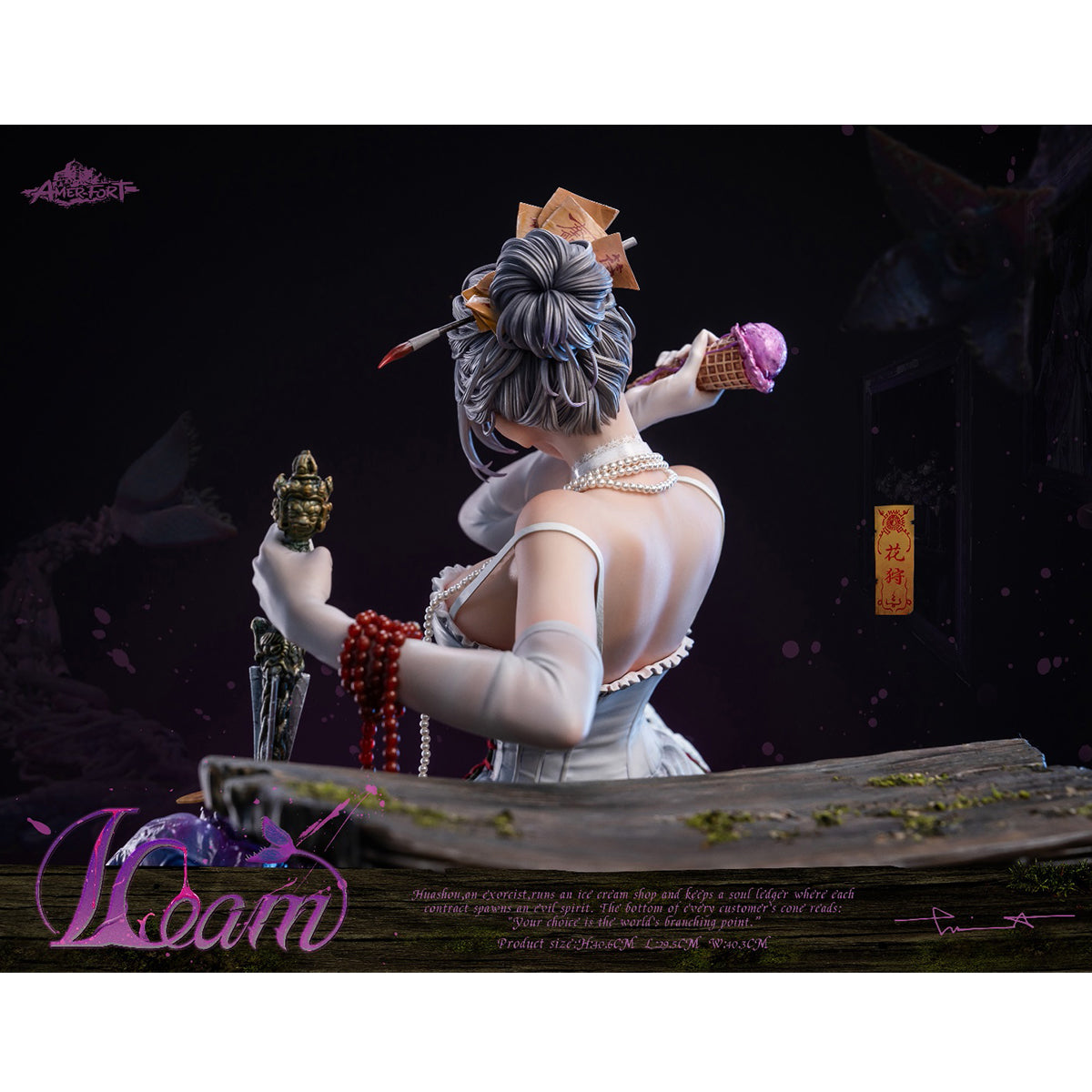 PIJI & LouLL Aroll, Hua Shou, 1/4 Scale Art Figurine