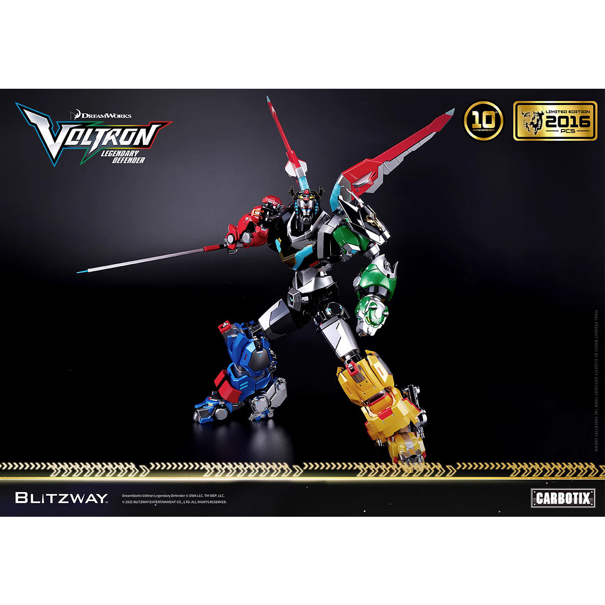 Blitzway Voltron: Legendary Defender Standard Edition BW-CA-11302 Action Figure