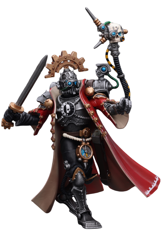 HiPlay JoyToy Warhammer 40K Collectible Figure: Adeptus Mechanicus Skitarii Marshal 1:18 Scale Action Figures