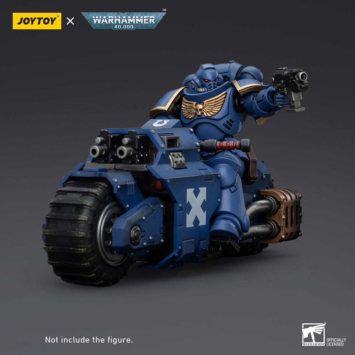 JOYTOY Space Marines Ultramarines Outriders Brother Catonus Black Templars Outriders Brother Valtus 1/18 Scale Action Figure