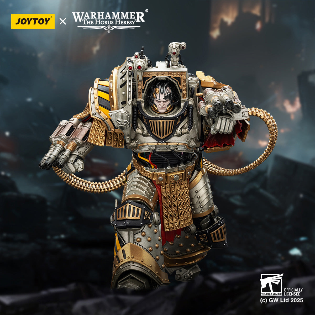 JOYTOY Iron Warriors Perturabo Primarch of the lVth Legion JT01819 1/18 Scale Action Figure