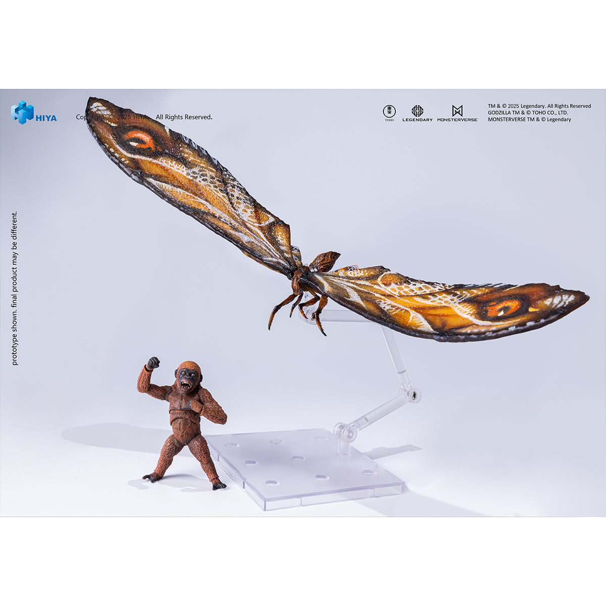 HIYA Godzilla vs. Kong: The New Empire - Mothra Monster Deluxe Set EBG0160 Action Figures