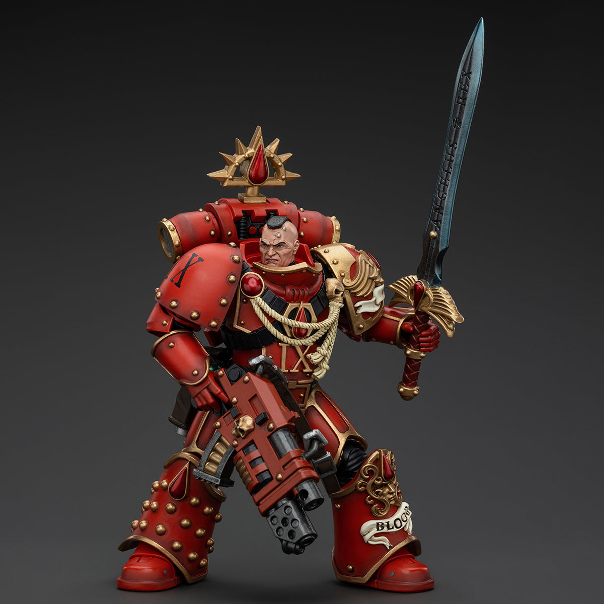 JOYTOY Warhammer The Horus Heresy Blood Angels Raldoron First Captain of the Blood Angels Action Figure