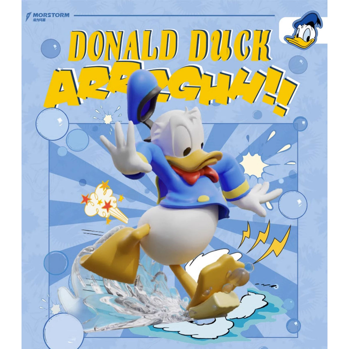 MORSTORM Disney 100th Anniversary Series Slippy Duck Art Statue