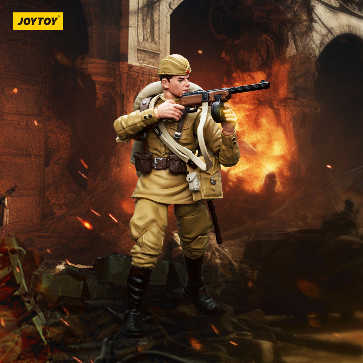 JOYTOY WWll United States Army JT8933 WWII Soviet Infantry JT8926 WWII Wehrmacht JT8919 1/18 Scale Action Figure