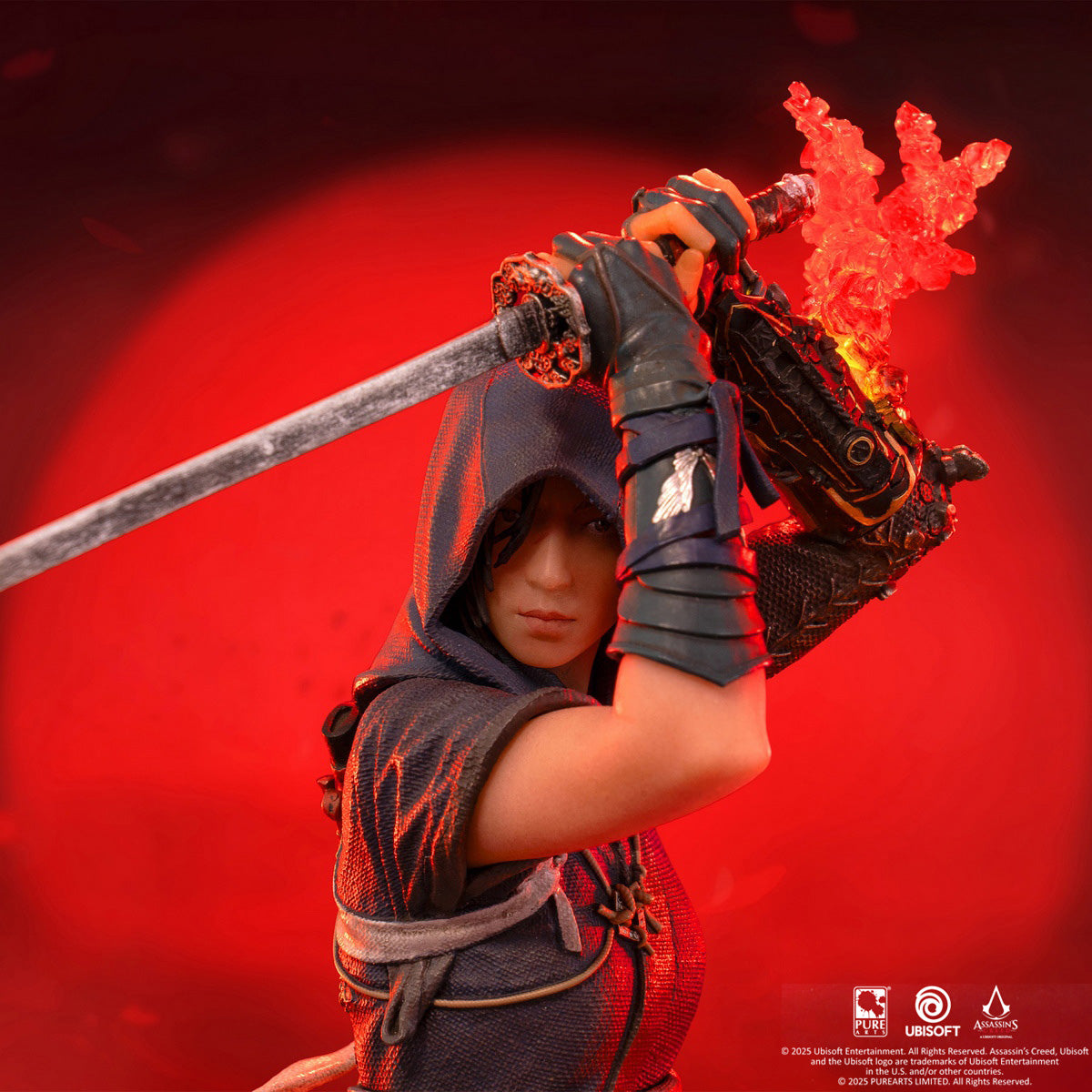 Statuette de jeu PureArts Assassin's Creed Shadows Animus Naoe 28 cm