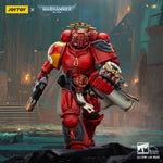 JOYTOY Warhammer 40,000 Blood Angels Captain with Heavy Bolt Pistol & Power Sword, Inferno Pistol & Power Fist, Sanguinary Priest 1/18 Scale Action Figure