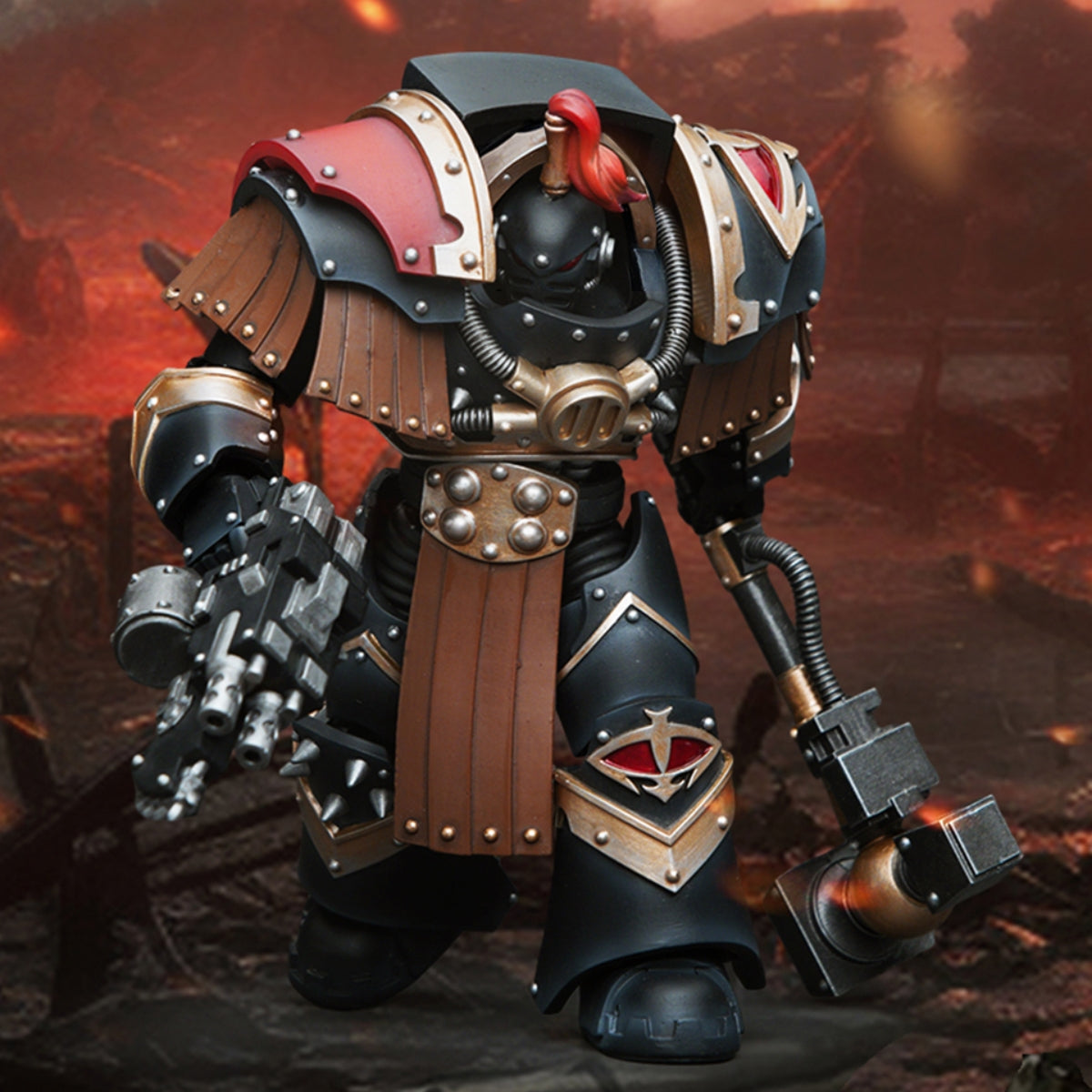 JOYTOY Sons of Horus JT9732 Justaerin Terminator Squad Justaerin with Thunder Hammer 1/18 Scale Action Figure