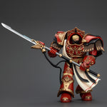 Figurine articulée Crimson Exemplar de l'escouade des Crimson Paladins de Blood Angels de Warhammer The Horus Heresy de JOYTOY
