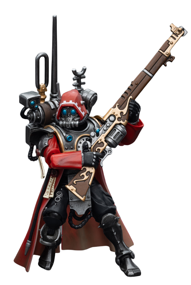 HiPlay JoyToy 40K Collectible Figure: Adeptus Mechanicus Skitarii Ranger with Data-Tether 1:18 Scale Action Figures JT7868 (Ranger with Data-Tether)