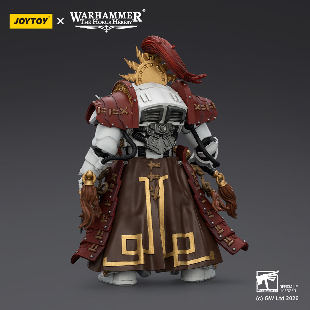 JOYTOY Warhammer 40,000 White Scars Contemptor Dreadnought & Hibou Khan Seeker of Atonement & Qin Xa - Master of the Keshig 1/18 Scale Action Figure
