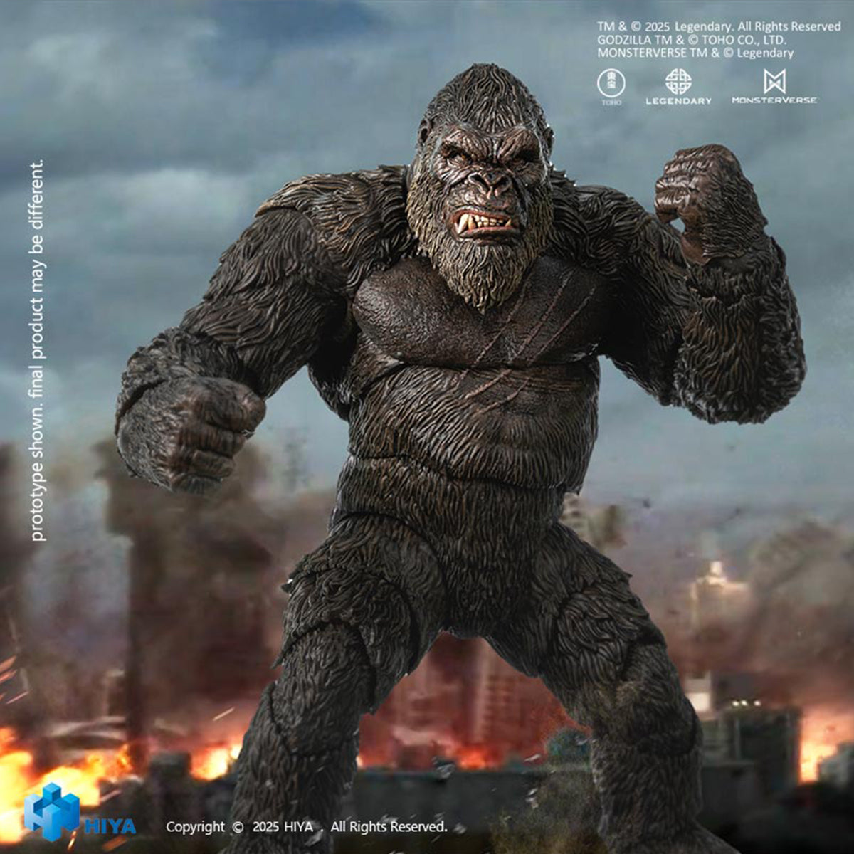 HIYA EBG0241 Godzilla vs. Kong: Kong 2.0 1/12 Scale Articulated Action Figure