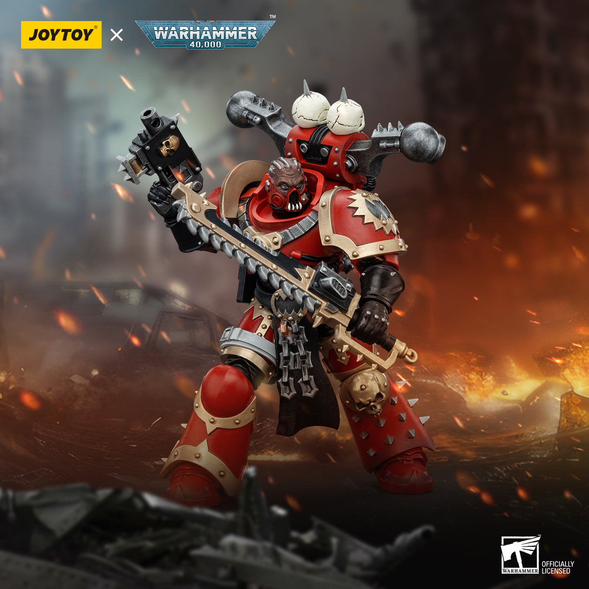 (Only Shipped to the UK) JOYTOY 1/18 World Eaters JT00638 Khorne Berzerker 7 Action Figure