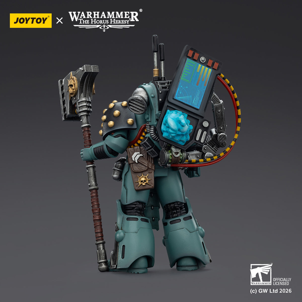 JOYTOY Warhammer 40,000 Sons of Horus Siege Breaker & Tybalt Marr Captain of the 18th Company 1/18 Scale Action Figure