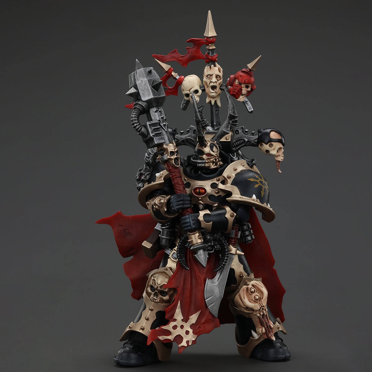 JOYTOY Chaos Space JT00997 Marines Black Legion Chosen Champion with Bolter and Power Maul 1/18 Scale Action Figures