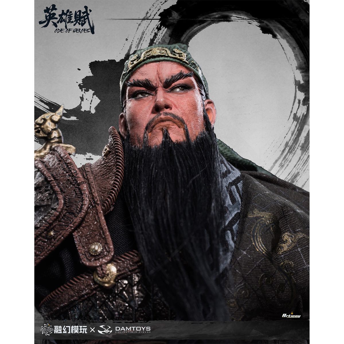 FUSION FANTASY × DAMTOYS Odes of Heroes Zhongyi Wushuang FTOH-03 Guan Yu 1/12 Scale Action Figure
