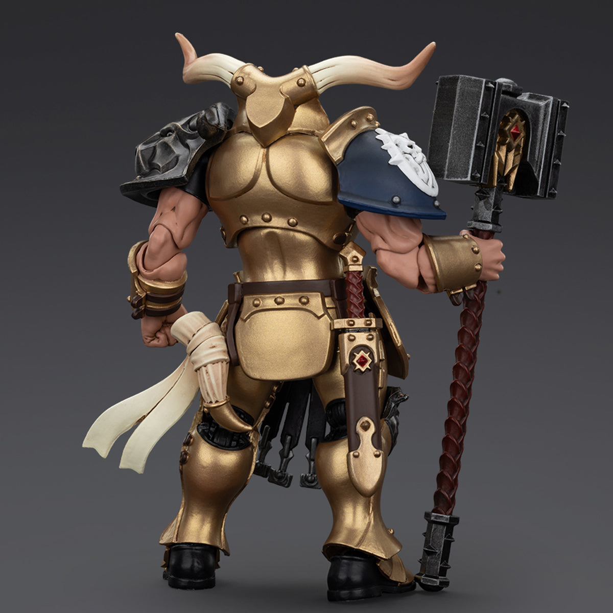 JOYTOY Warhammer AGE OF SIGMAR Stormcast Eternals The Blacktalons Rostus Oxenhammer Figuras de acción
