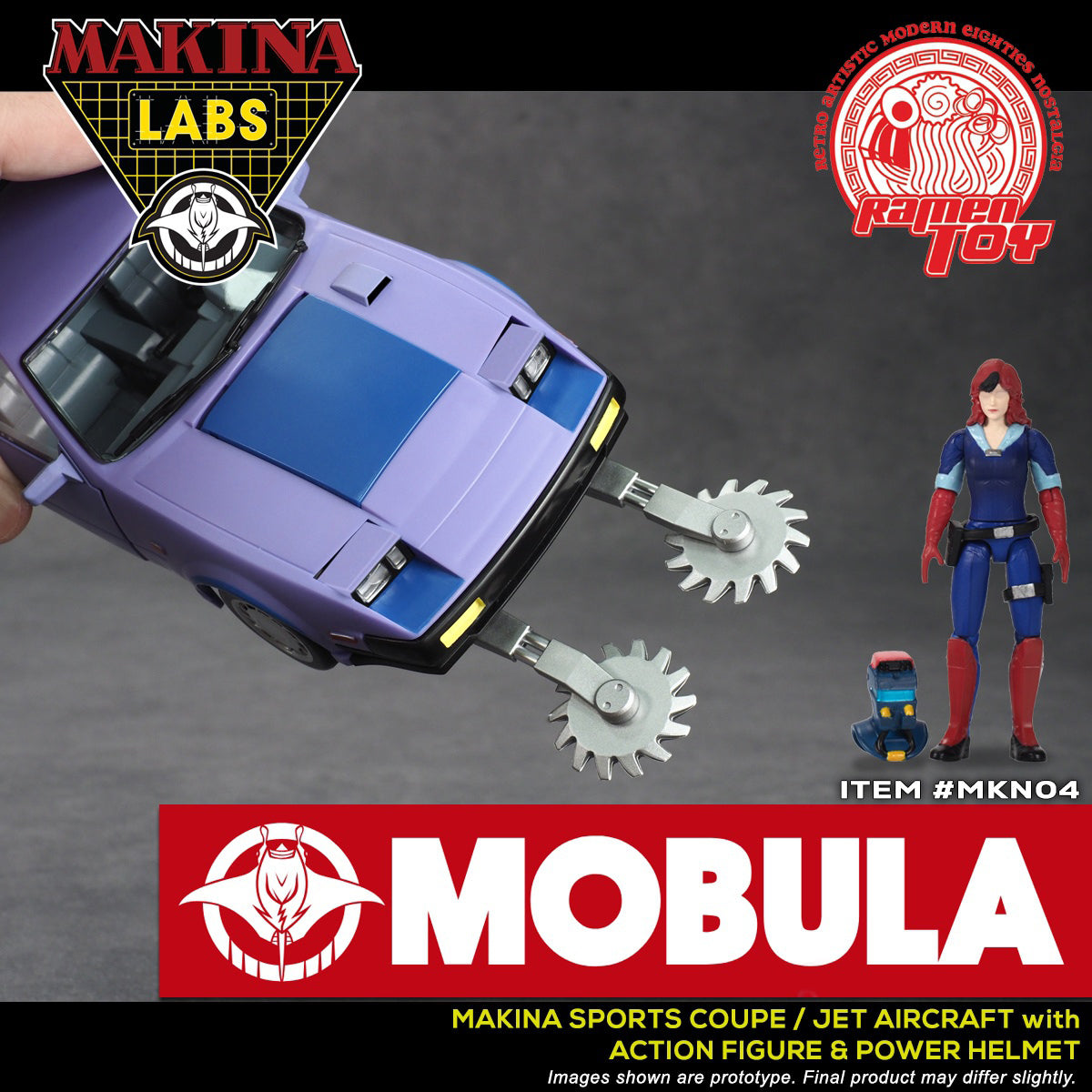 Ramen Toy MKN04 MAKINA LABS MOBULA Vehicle Model