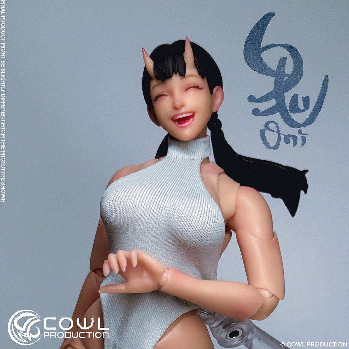 COWL PRODUCTION Ghost Non-makeup Female CP00 Articulated Joints 1/12 Scale Action Figure Body