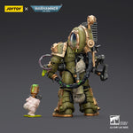 JOYTOY Warhammer Death Guard Lord of Virulence with Power Fist and Twin Plague Spewer & Foul Blightspawn with Plague Sprayer 1/18 Scale Action Figure