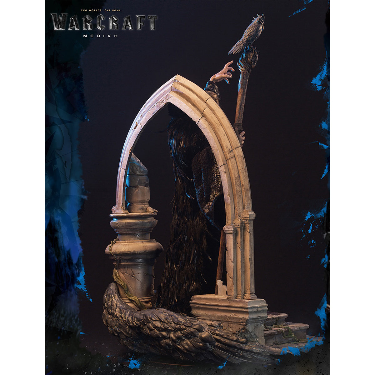 DAMTOYS Epic Series: Warcraft movie – Medivh 27-inch Premium Art Statue
