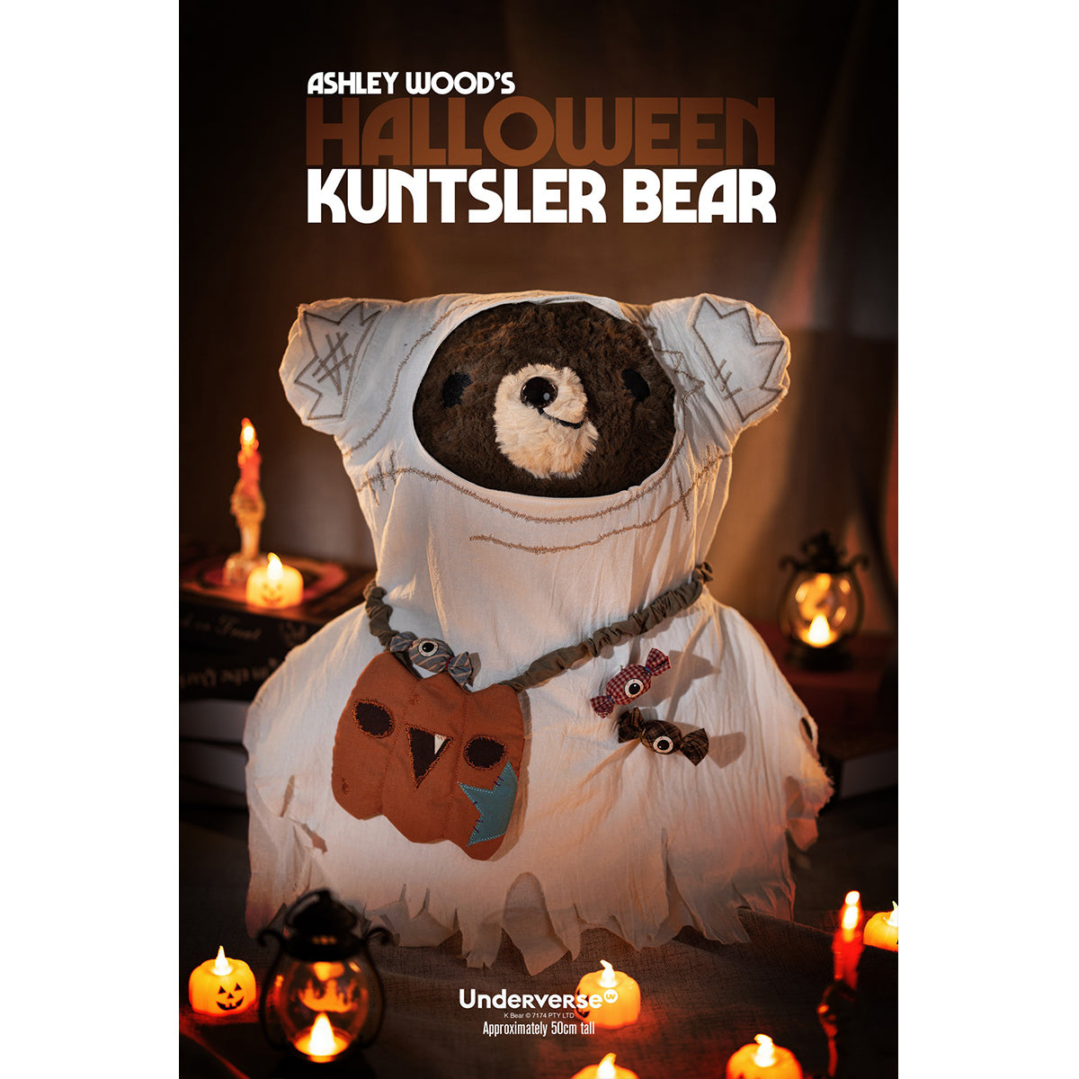Underverse Halloween Kuntsler Bear Height 53cm Art Figurine