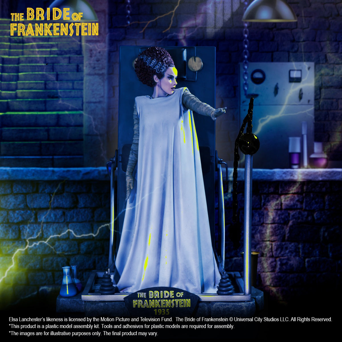 X-PLUS The Bride of Frankenstein Model Kits