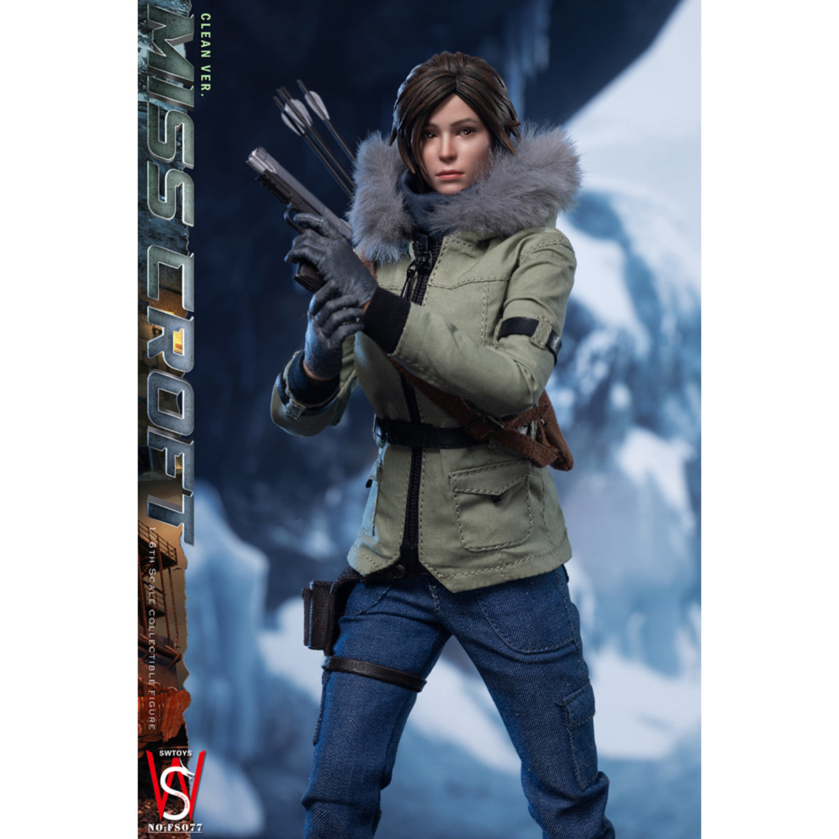 SWtoys MISS CROFT NO:FS077 1/6 Scale Action Figure