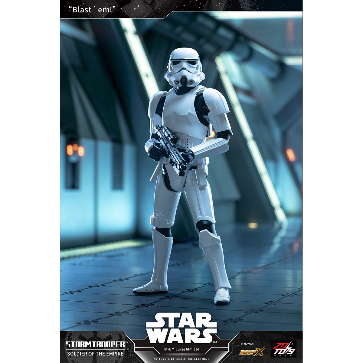 ZD Toys Star Wars 1966-02 Stormtrooper 1/10 Scale Action Figure Set