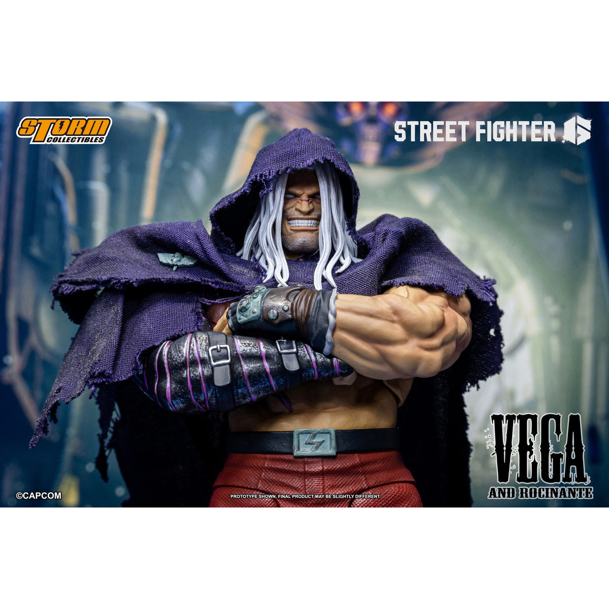 Storm Collectibles CPSF32 Street Fighter 6 M. Bison & Rocinante 1/12 Scale Action Figure