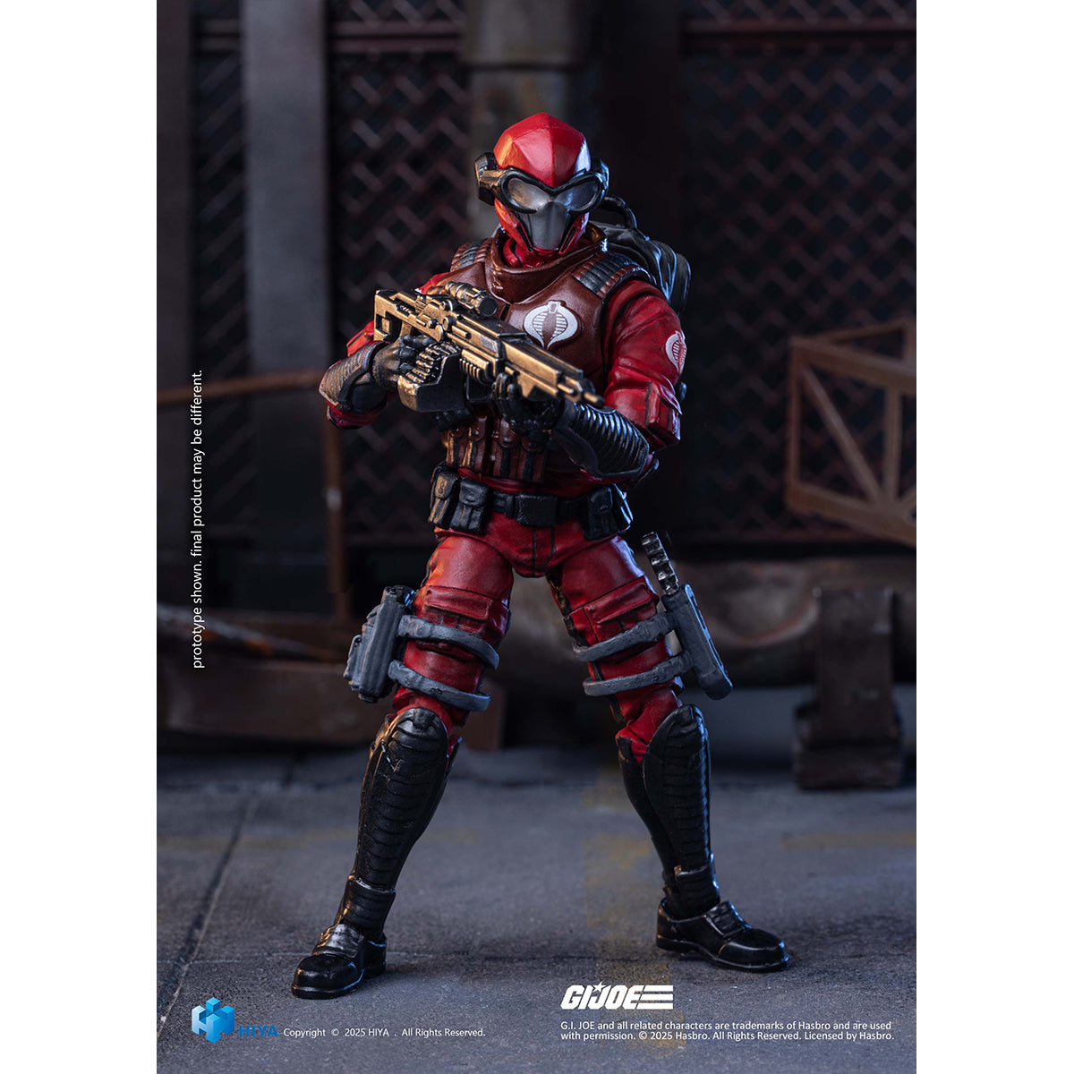 HIYA G.I.Joe Crimson Viper EMG0461 1/18 Scale Action Figure