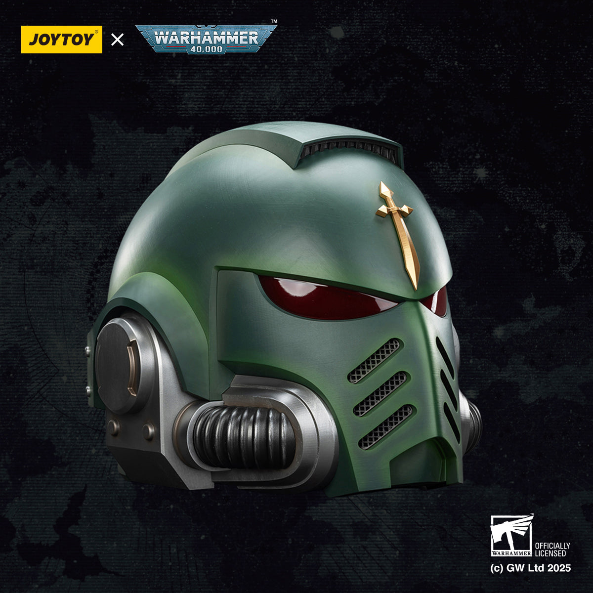 JOYTOY Dark Angels MkX Helmet & Display Stand JT02762 1/1 Scale WARHAMMER 40,000