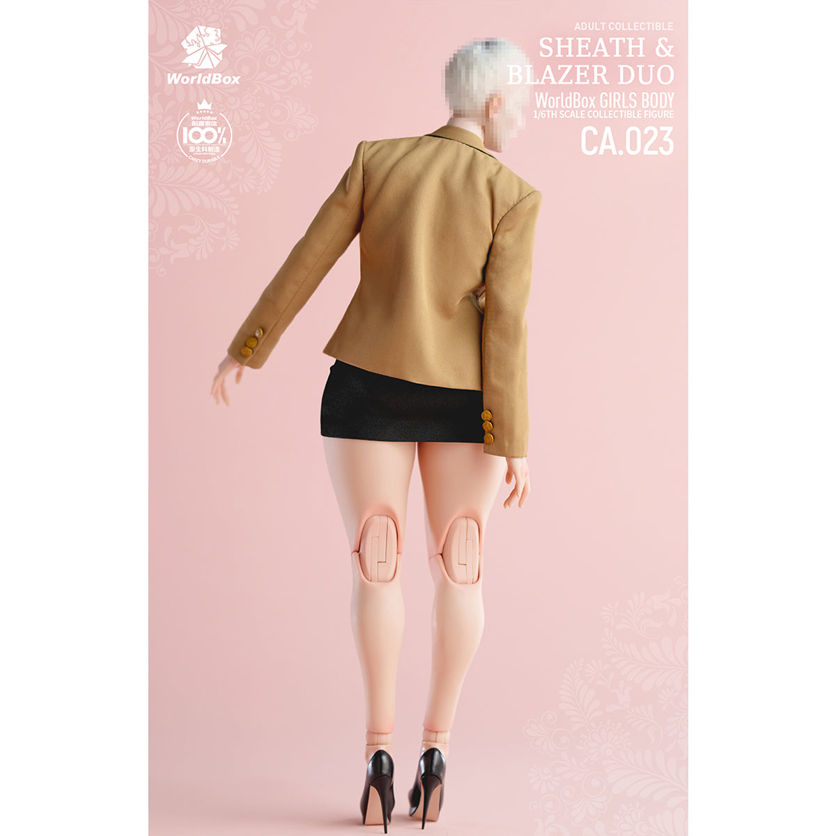 Worldbox 1/6 Plus Size Girl Clothing Card Doll Clothes Accessory for 12-inches Figure