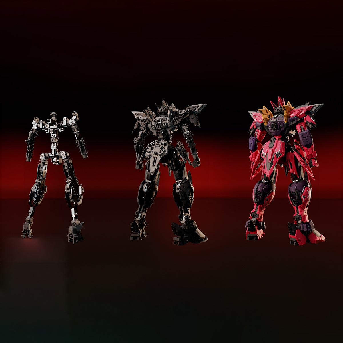Cang Toys, War of the God of the World: YANDI, Deluxe Version Alloy Finished Skeleton, Model Kits