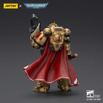 JOYTOY Warhammer 40,000 Blood Angels Captain with Heavy Bolt Pistol & Power Sword, Inferno Pistol & Power Fist, Sanguinary Priest 1/18 Scale Action Figure