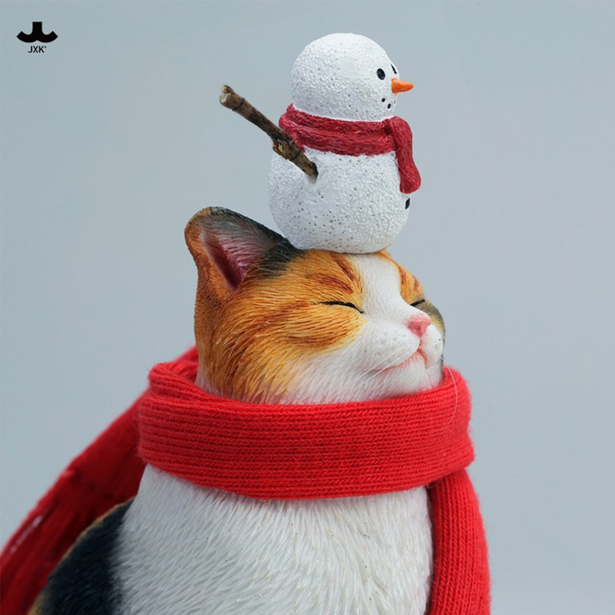 JXK Warm Cat in Winter Corner JXK349 Collectible Animal Figurine