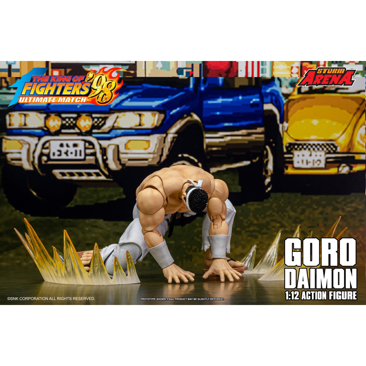 Storm Collectibles The King Of Fighters'98 UM KFSA01 Benimaru Nikaido Storm Arena KFSA02 Goro Daimon Storm Arena KFSA03 Kyo Kusanagi Storm Arena 1/12 Scale Action Figure
