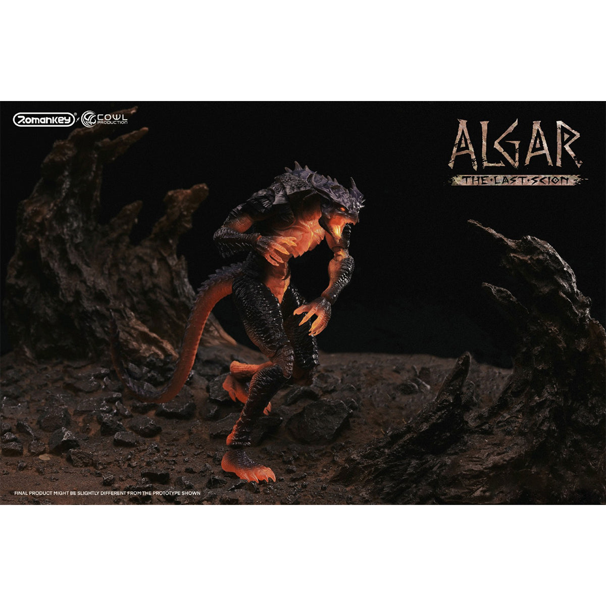 Romankey X COWL The Last Scion Algar The First Receiver Action Figure