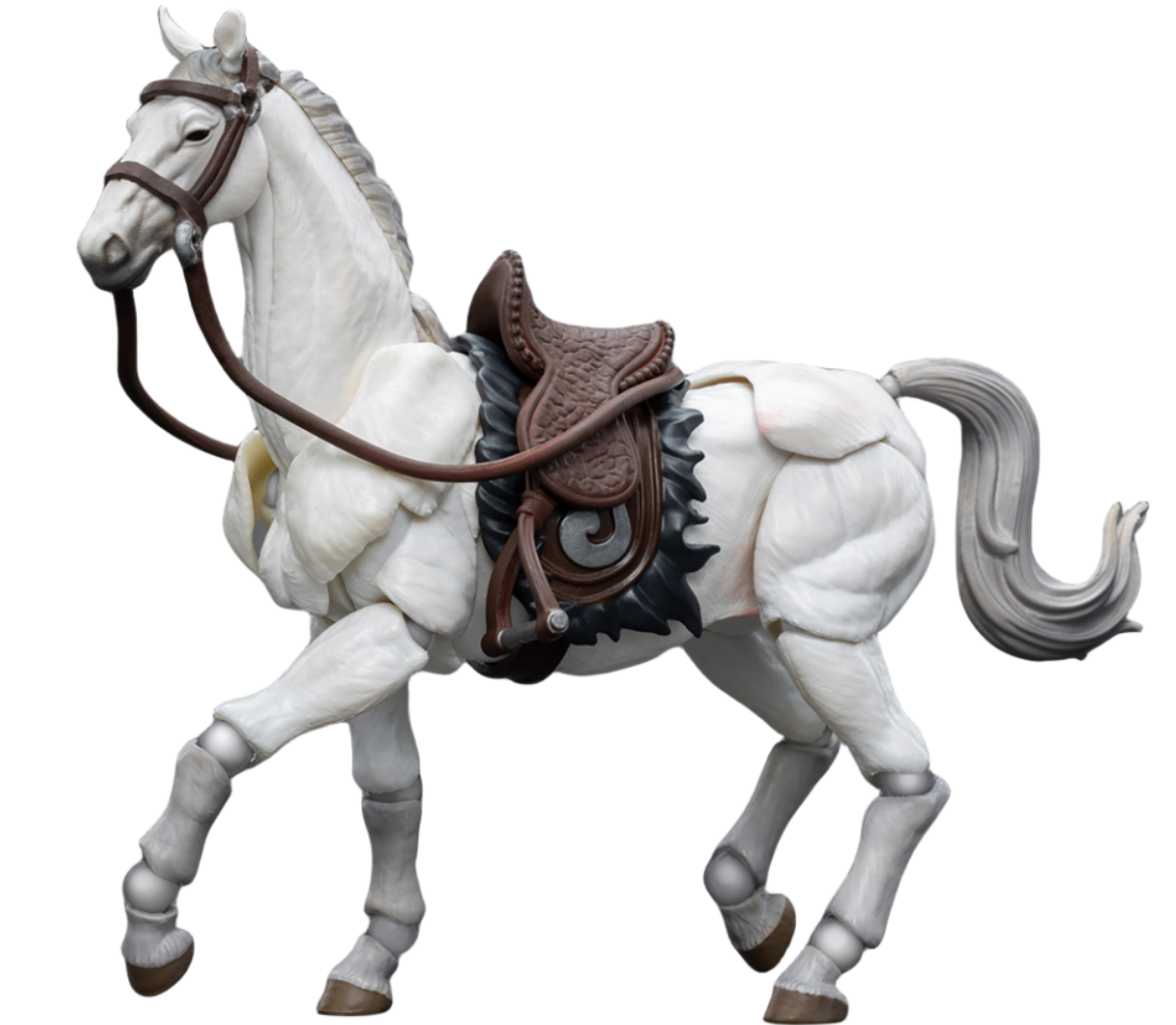 HiPlay JoyToy Warhammer 40K Collectible Figure: Dark Source JiangHu War Horse White 1:18 Scale Action Figures JT7998 (War Horse White)