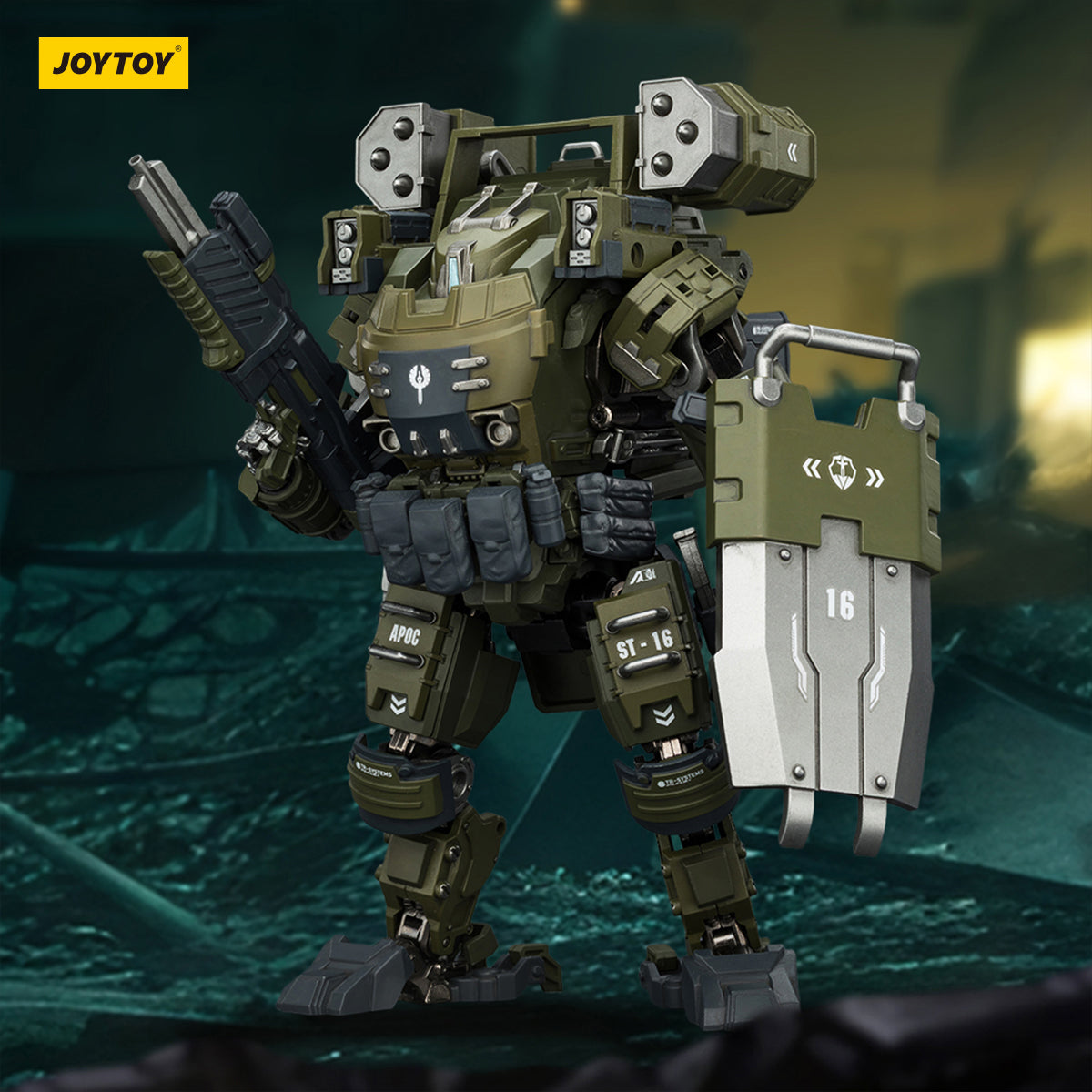 JOYTOY APOC Series Storm Surge Heavy Fire Assault Mech ST-8616 + Steel