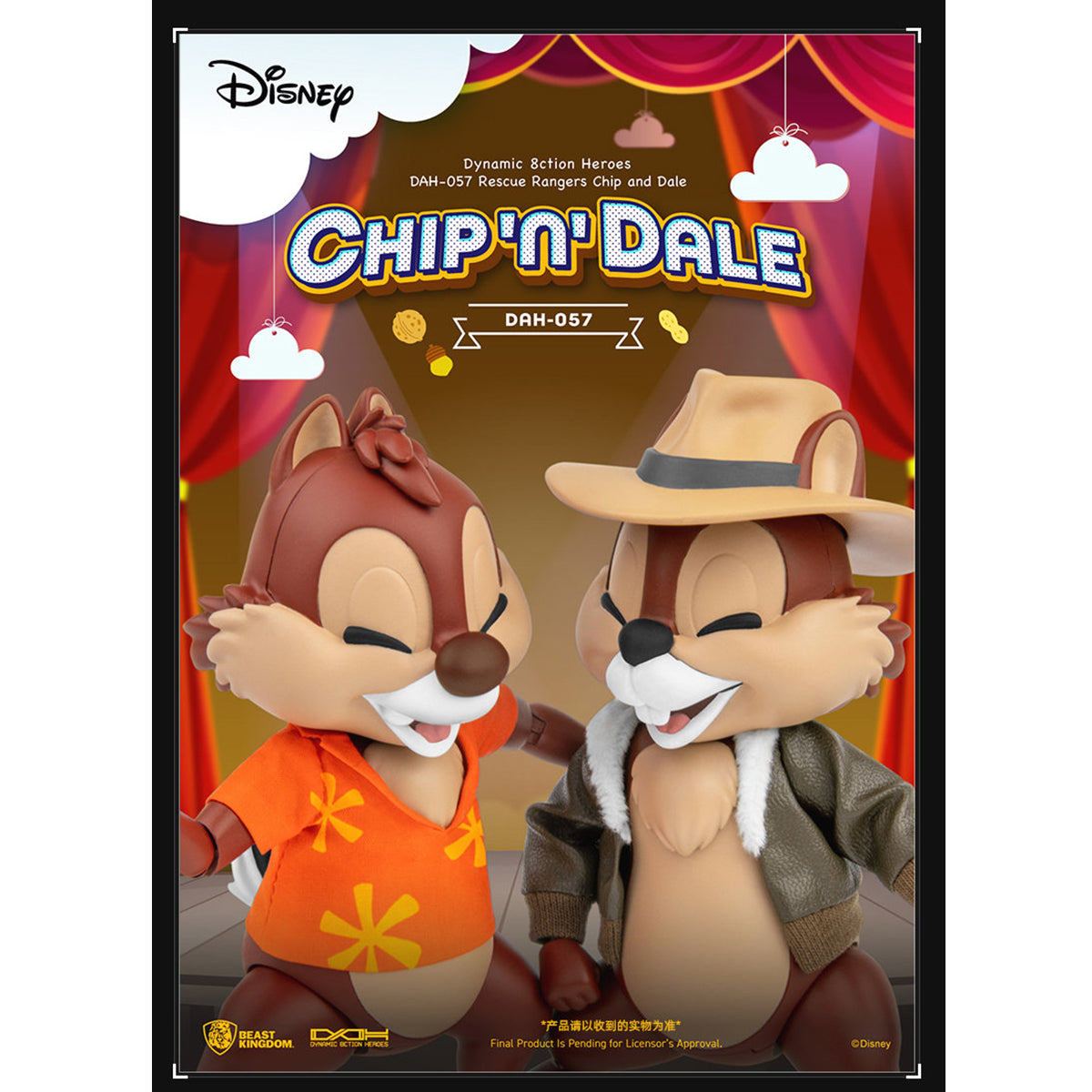 Beast Kingdom DAH-057 Rescue Rangers Chip and Dale Action Figure