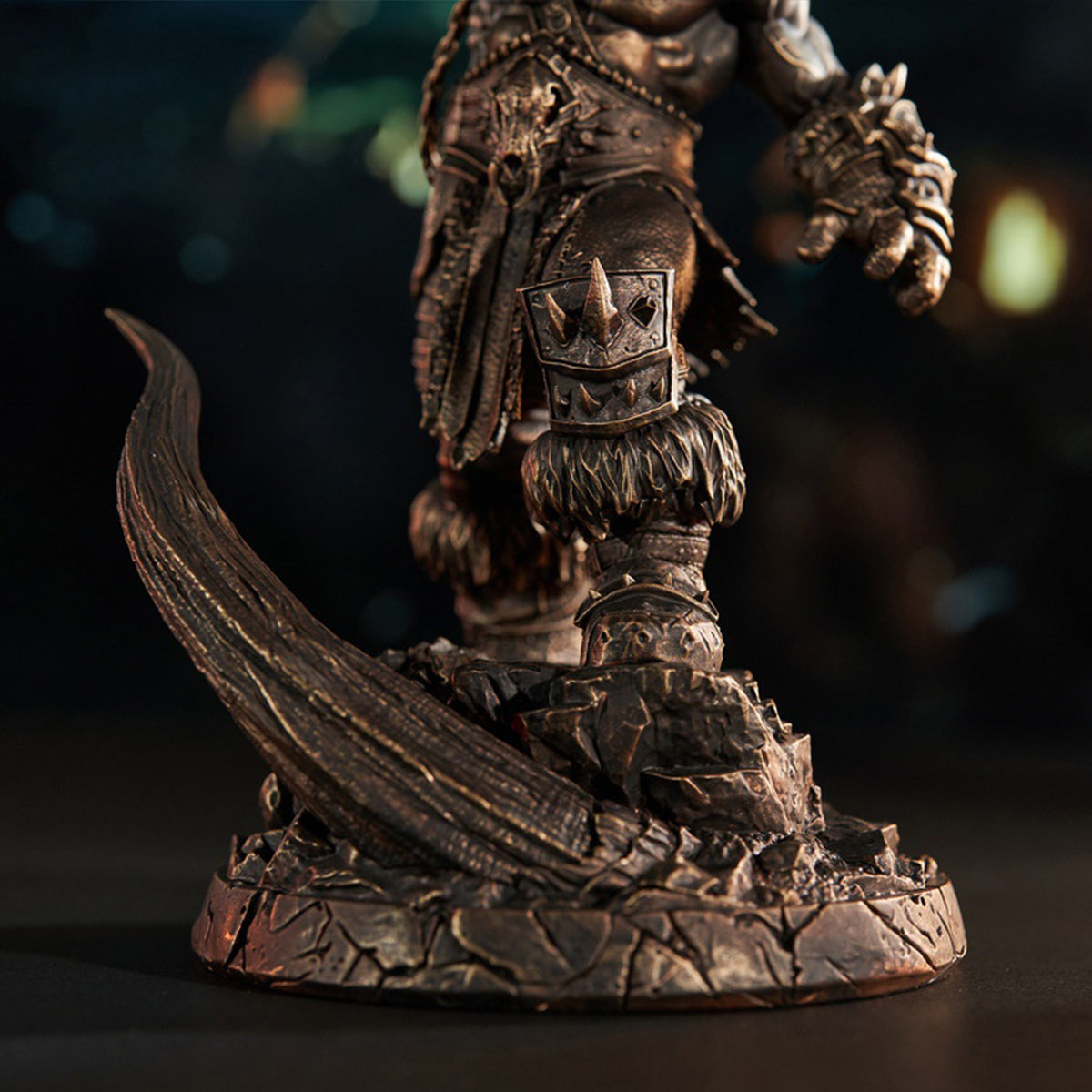 Blizzard Game World of Warcraft: Grommash Hellscream Art Bronze Game Statue