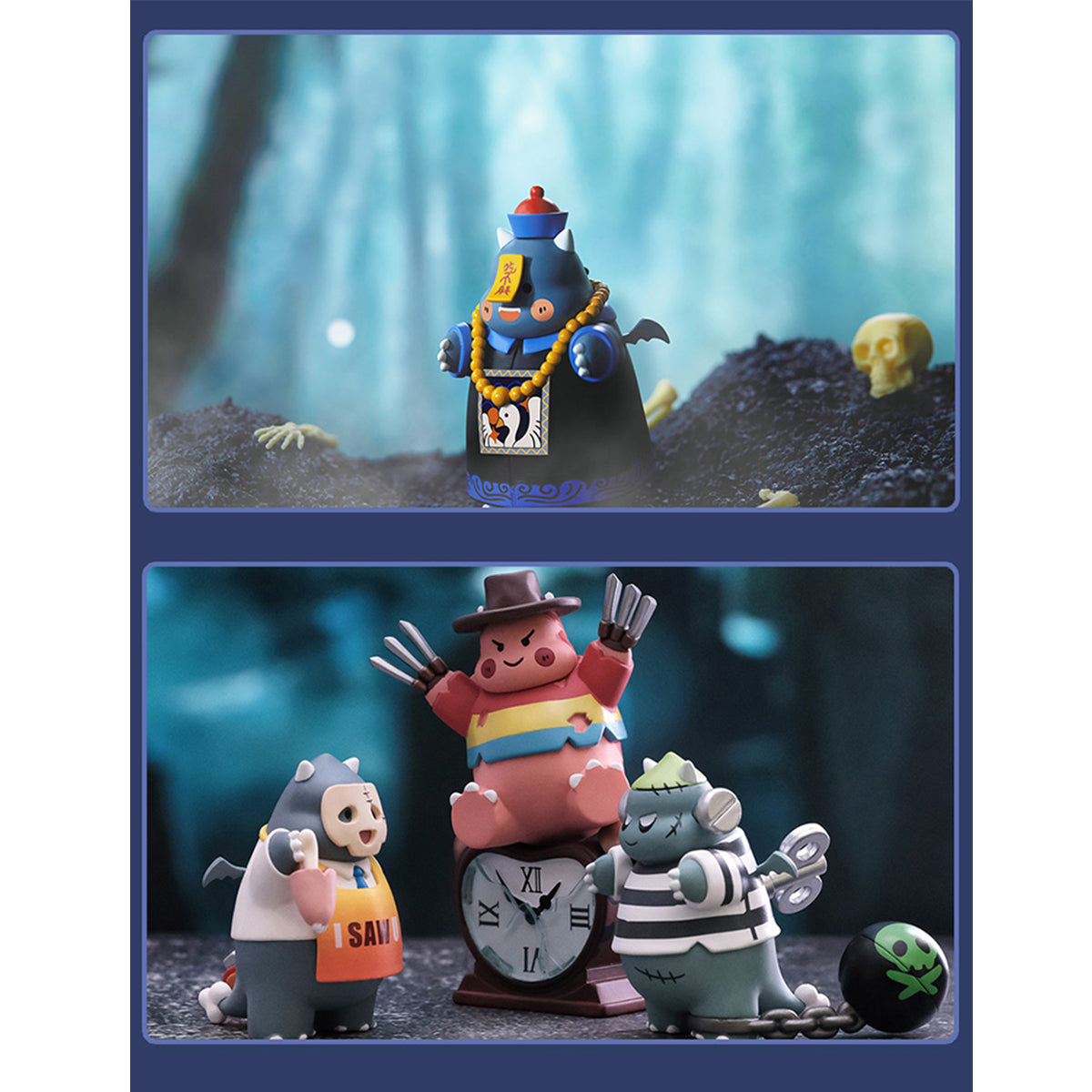 MR.BONE Fairytale Town Dirty Dragon Little Monster Theater Blind Box Figure