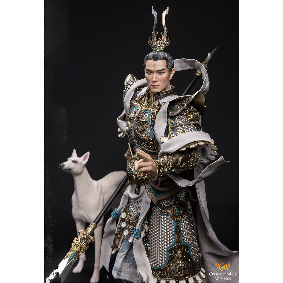 Figuras de acción Erlang Shen de la serie Dioses y Demonios de Createmodels