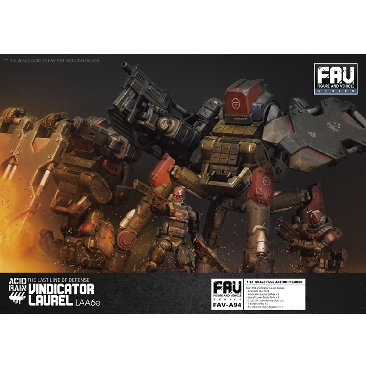 TOY ALLIANCE Acid Rain World Vindicator Laurel LAA6e Action Figure