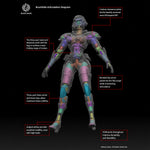 Blazing Wave Studio Valkyrie Brunhilde 1/12 Scale Female Soldier Action Figure Set