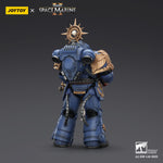JOYTOY Ultramarines Relic Primus Armour with Plasma Pistol and Combat Blade & Ultramarines Heavy Artificer Armor with Relic Multi-Melta & Ultramarines Heavy Relic Primus Armor with Heavy Relic Bolt Rifle