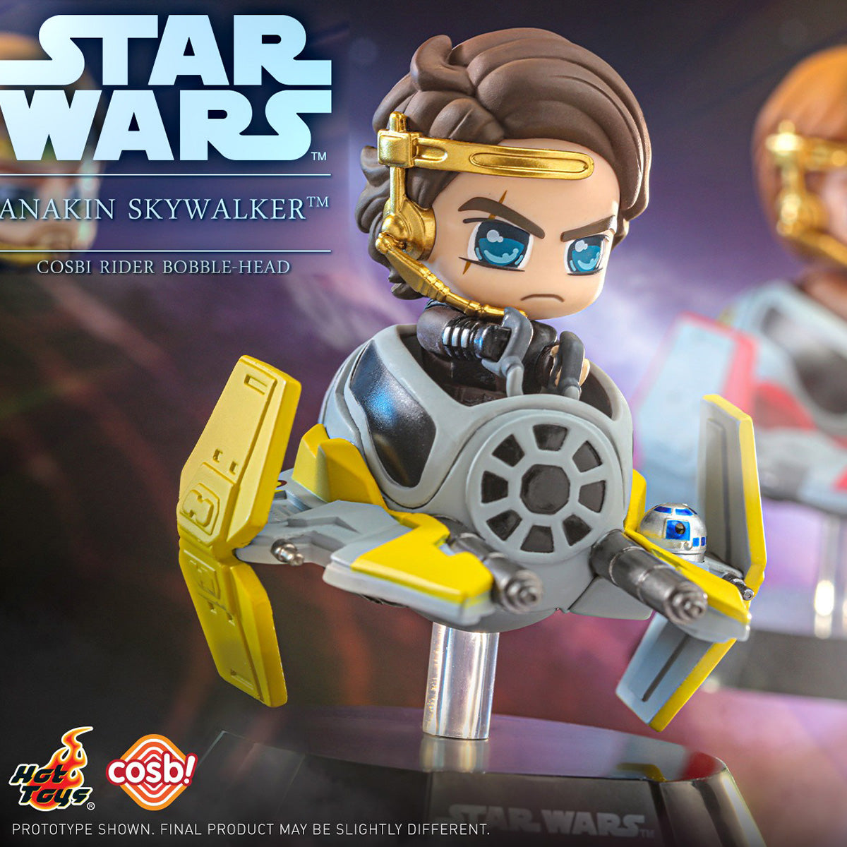 Hot Toys Star Wars Cosbi Rider Bobble-Head Collection (Series 1) CBX180 Stylized Mini Vehicle Blind Box